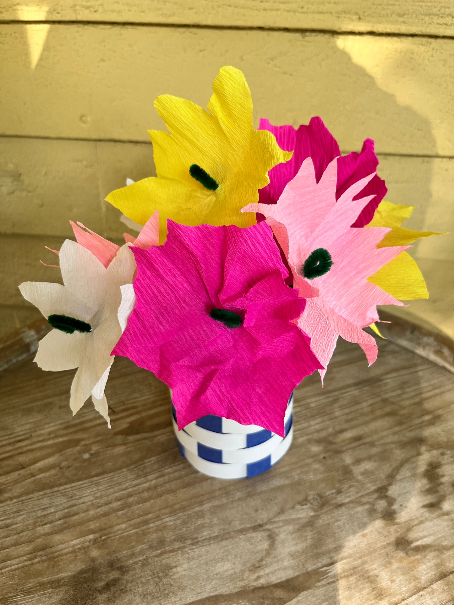 Paper Flowers and Vase Kit